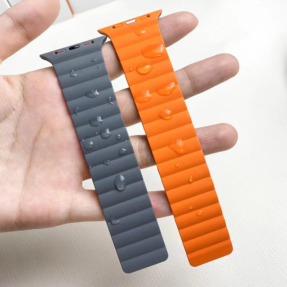 MUTURAL Molan Series Magnetic Silicone Watch Band Adjustable Sweatproof Wrist Strap for Apple Watch Series 8 41mm Series 7 41mm 6 5 4 SE SE(2022) 40mm 3 2 1 38mm MUTURAL Molan Series Magnetic Silicone Watch Band Adjustable Sweatproof Wrist Strap for Apple Watch Series 8 41mm Series 7 41mm 6 5 4 SE SE(2022) 40mm 3 2 1 38mm
